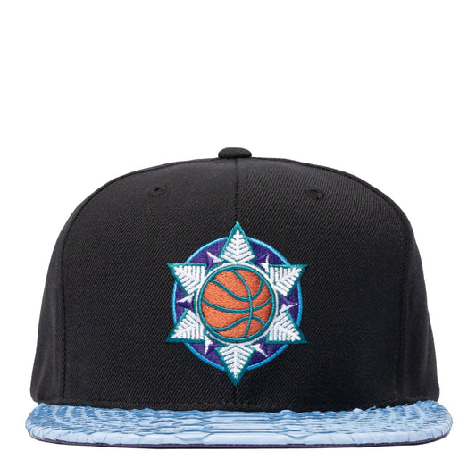 JUST DON UTAH JAZZ 1993 ALL STAR PYTHON (BLACK-ICE BLUE PURPLE-SILVER)