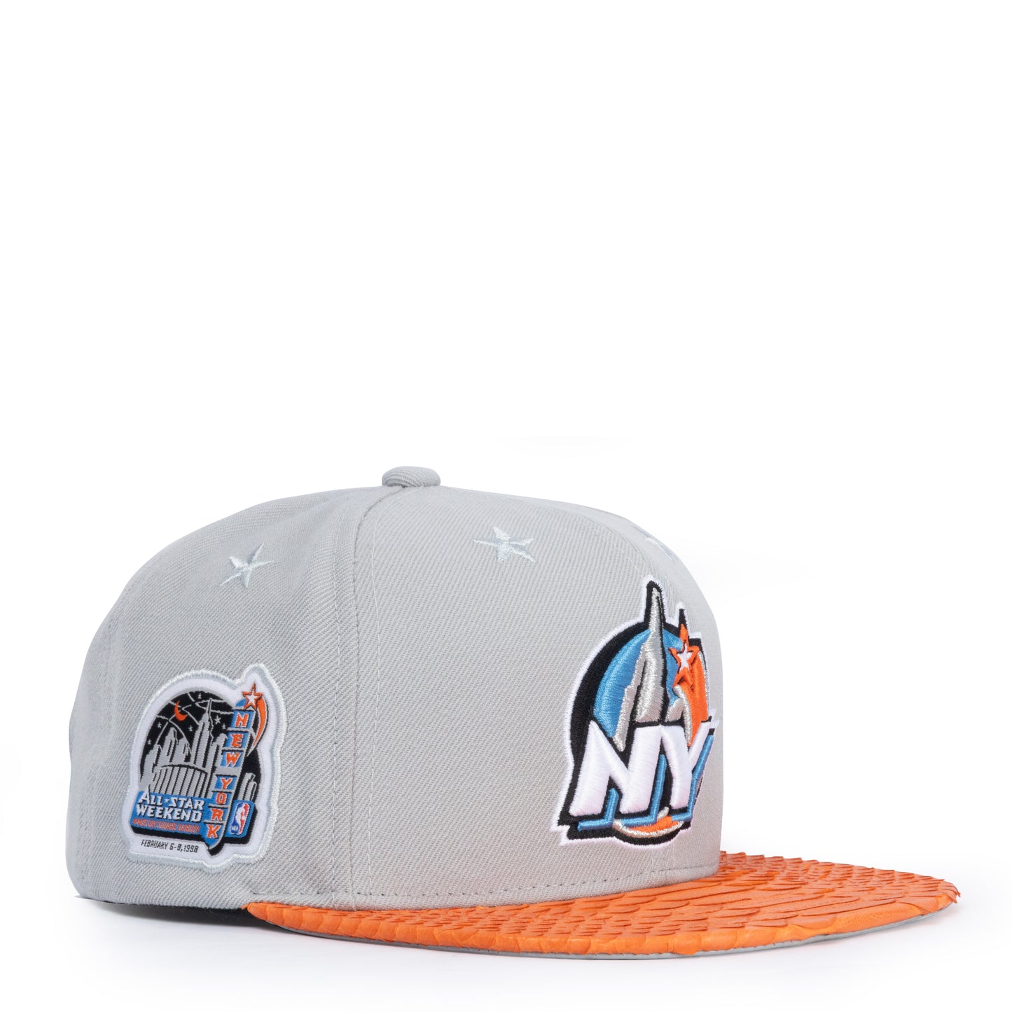 JUST DON NEW YORK KNICKS ALL STAR PYTHON (GREY-ORANGE-Grey-Silver)