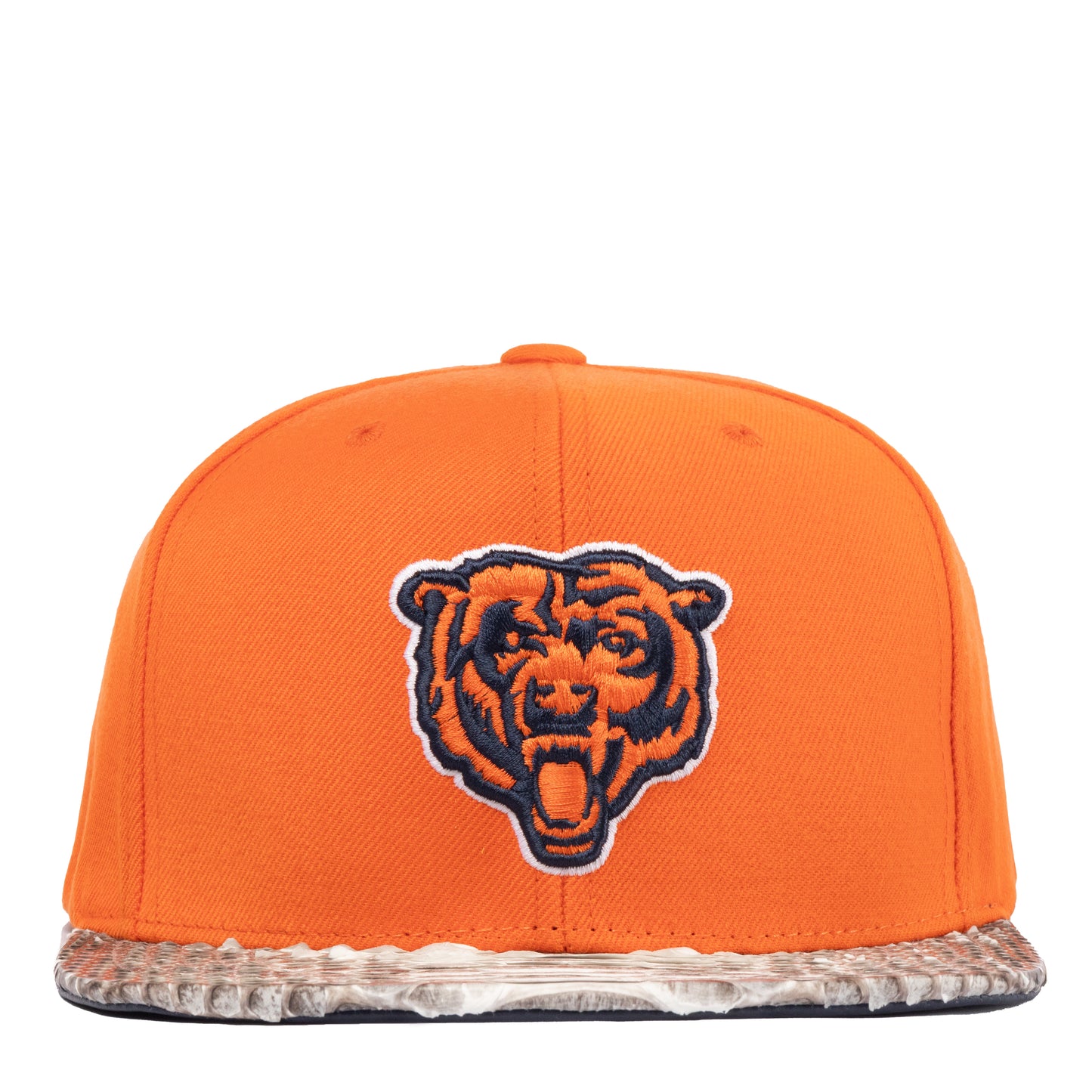 JUST DON CHICAGO BEARS PYTHON (ORANGE-Natural-Navy-Silver)