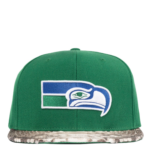 JUST DON SEATTLE SEAHAWKS PYTHON (GREEN-NATURAL-GREEN-GOLD)