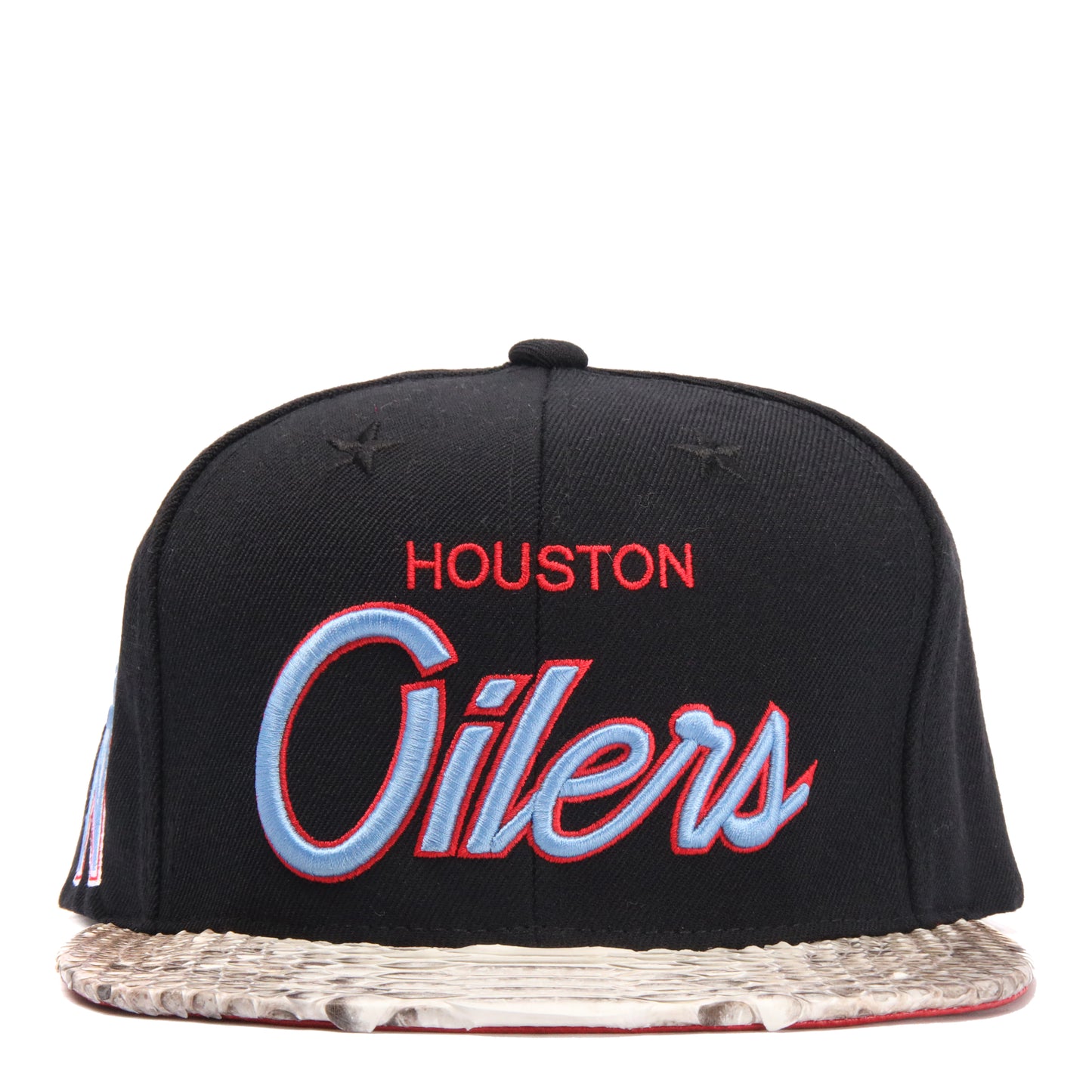 JUST DON HOUSTON OILERS PYTHON (BLACK-natural-RED-gold)