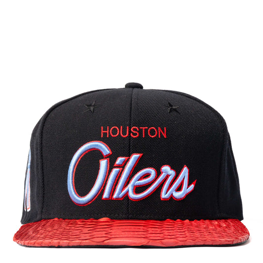 JUST DON HOUSTON OILERS PYTHON (BLACK-red-black-gold)
