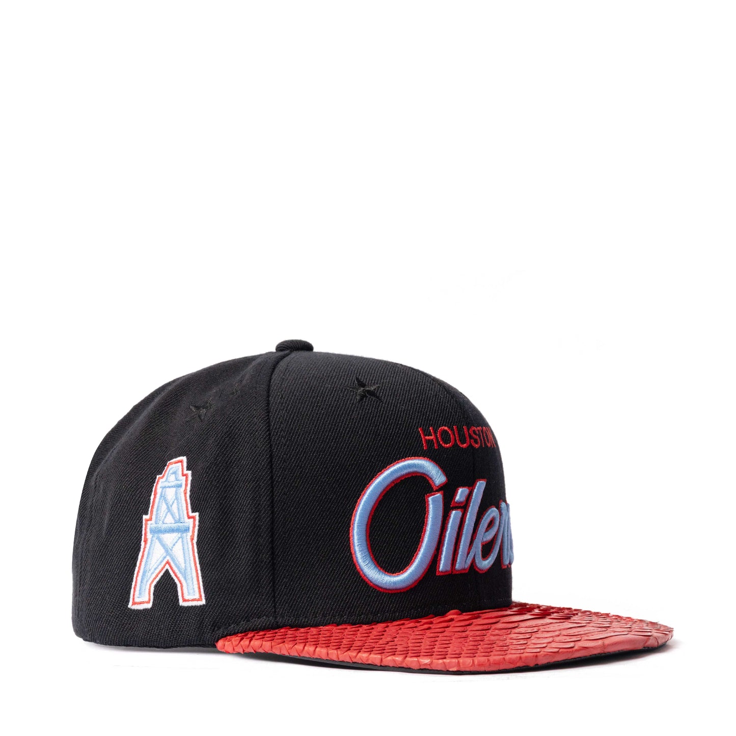 JUST DON HOUSTON OILERS PYTHON (BLACK-red-black-gold)