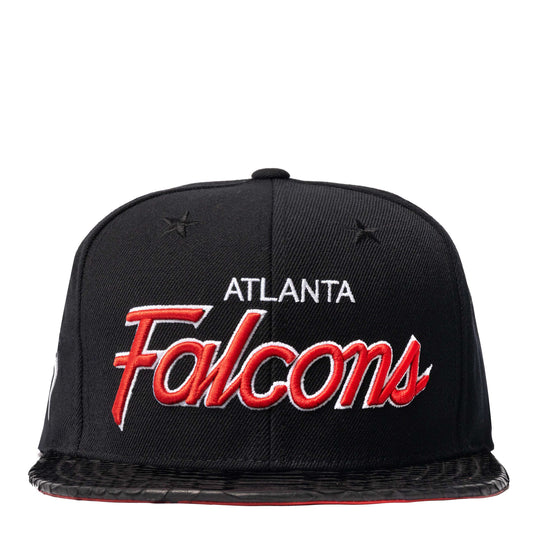 JUST DON ATLANTA FALCONS PYTHON (BLACK-BLACK-RED-gold)