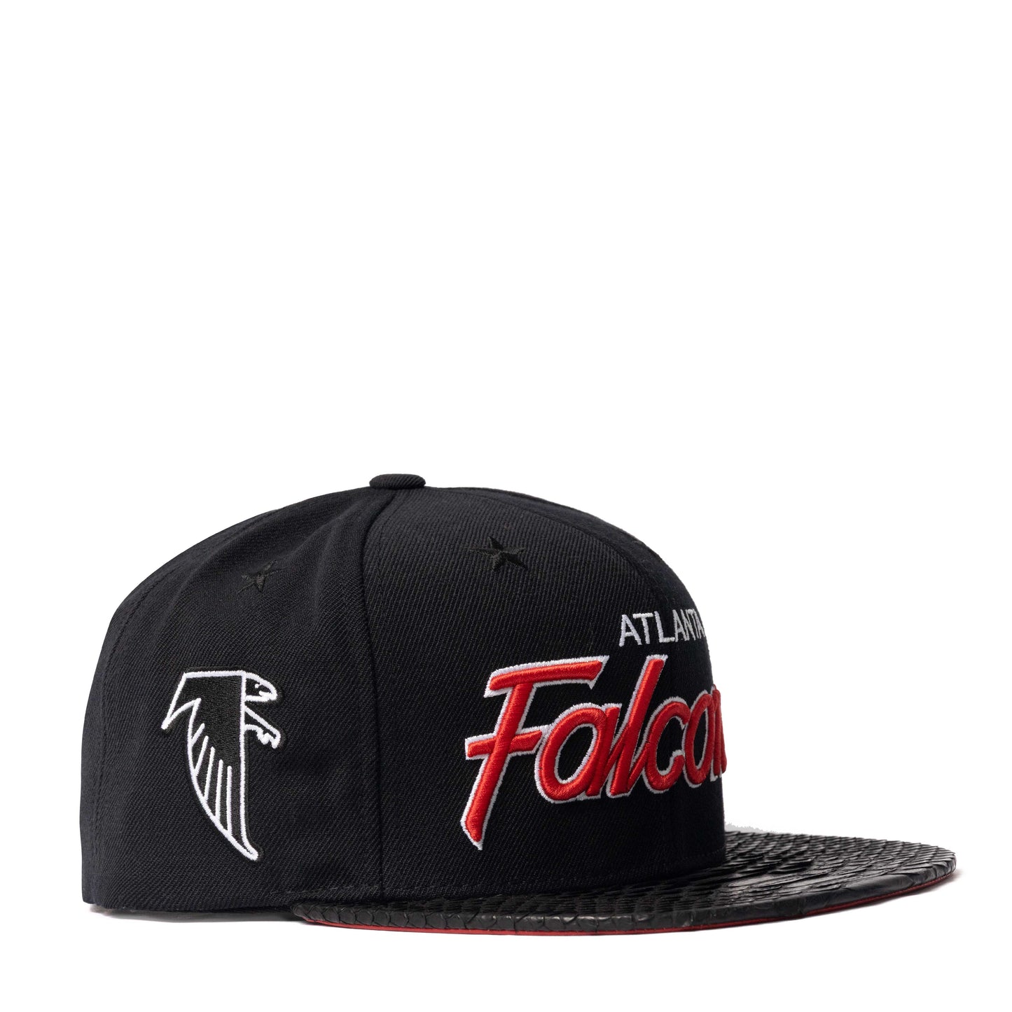 JUST DON ATLANTA FALCONS PYTHON (BLACK-BLACK-RED-gold)