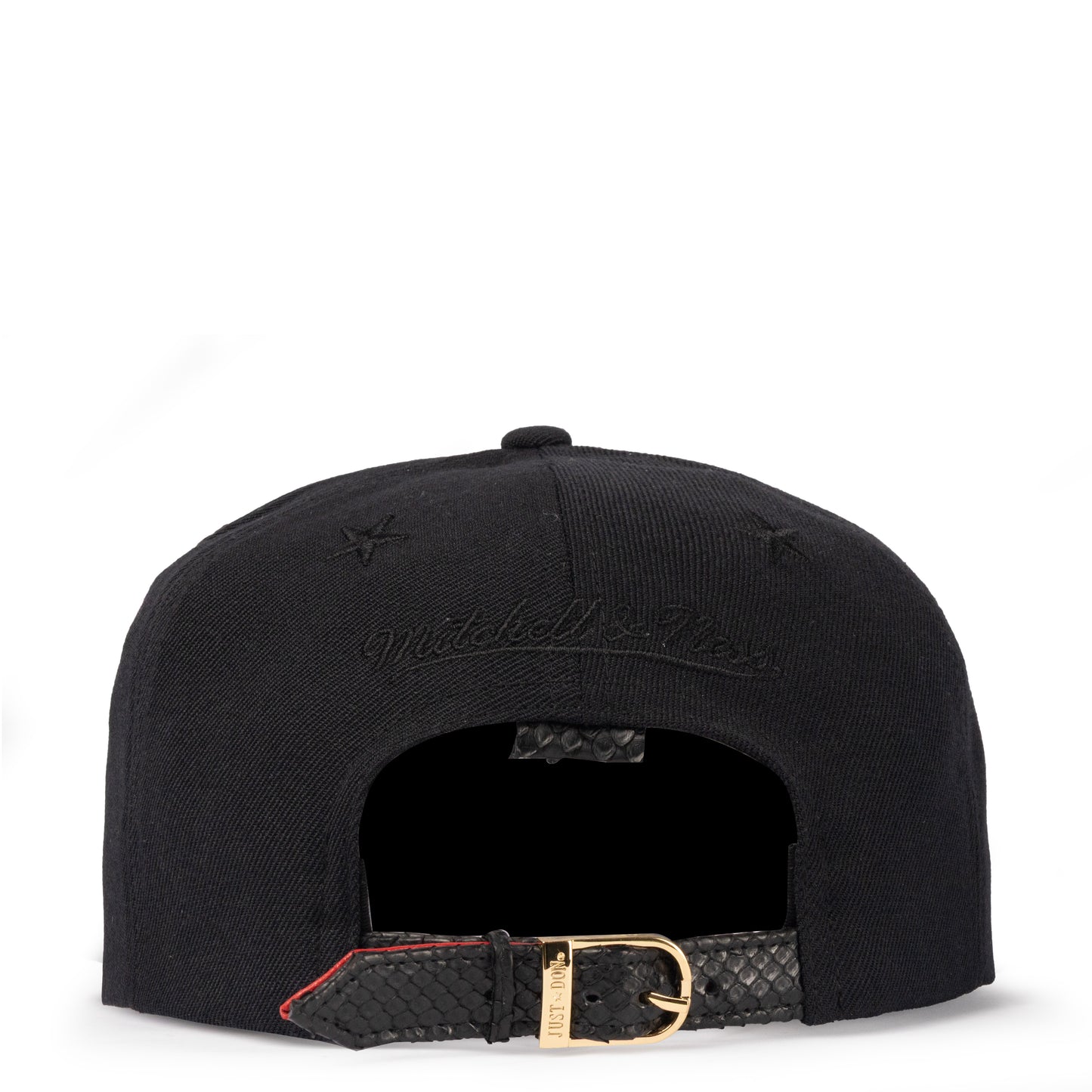 JUST DON ATLANTA FALCONS PYTHON (BLACK-BLACK-RED-gold)