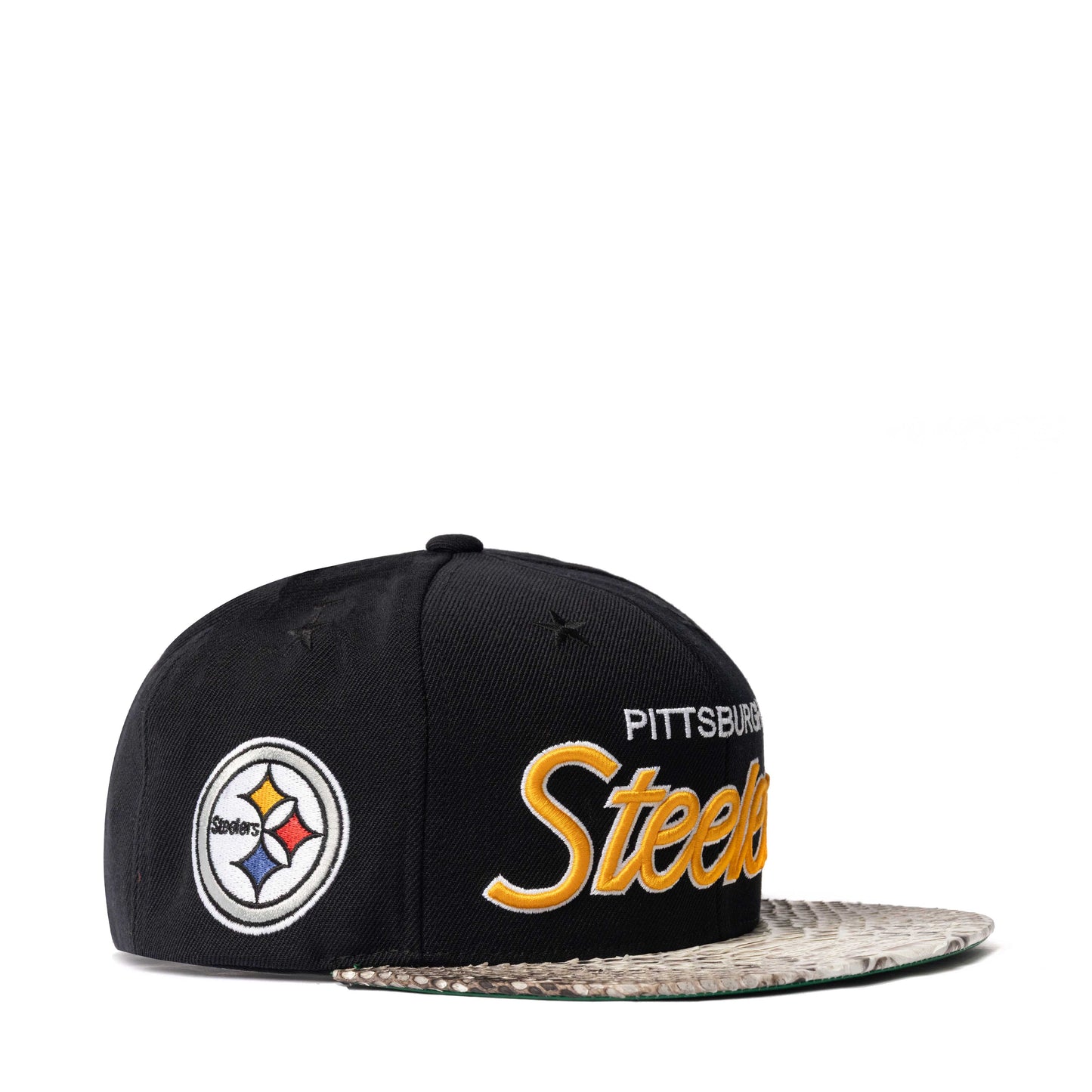 JUST DON PITTSBURGH STEELERS PYTHON (BLACK-NATURAL-GREEN-SILVER)