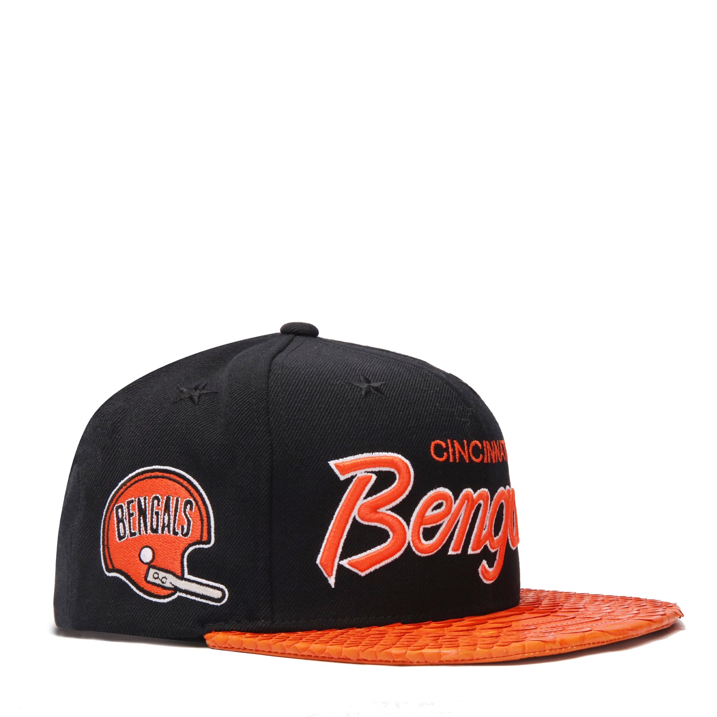 JUST DON CINCINNATI BENGALS PYTNON (BLACK-ORANGE-BLACK-SILVER)