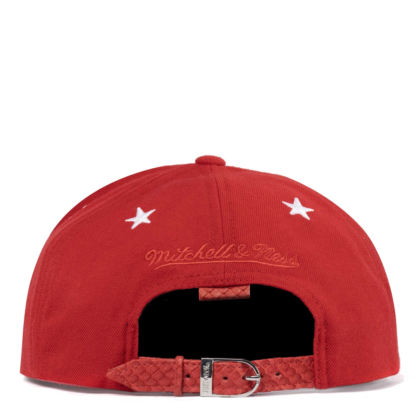 JUST DON WHITE STAR EYELETS PYTHON (RED-RED-RED-SILVER)