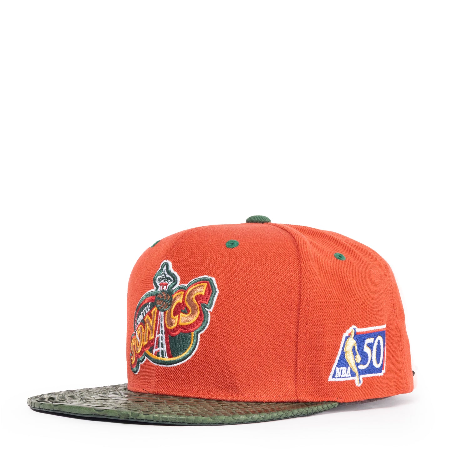 JUST DON SEATTLE SUPERSONICS PYTHON (RED-GREEN-GREEN-GOLD)