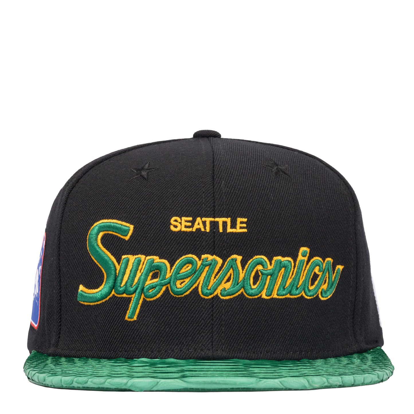 JUST DON SEATTLE SUPERSONICS PYTHON (BLACK-GREEN-GREEN-GOLD)