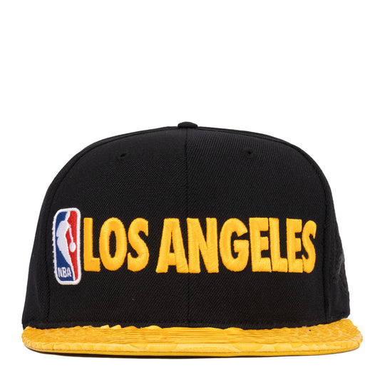 JUST DON NBA LOS ANGELES LOGO Python (Black-yellow-yellow-silver)