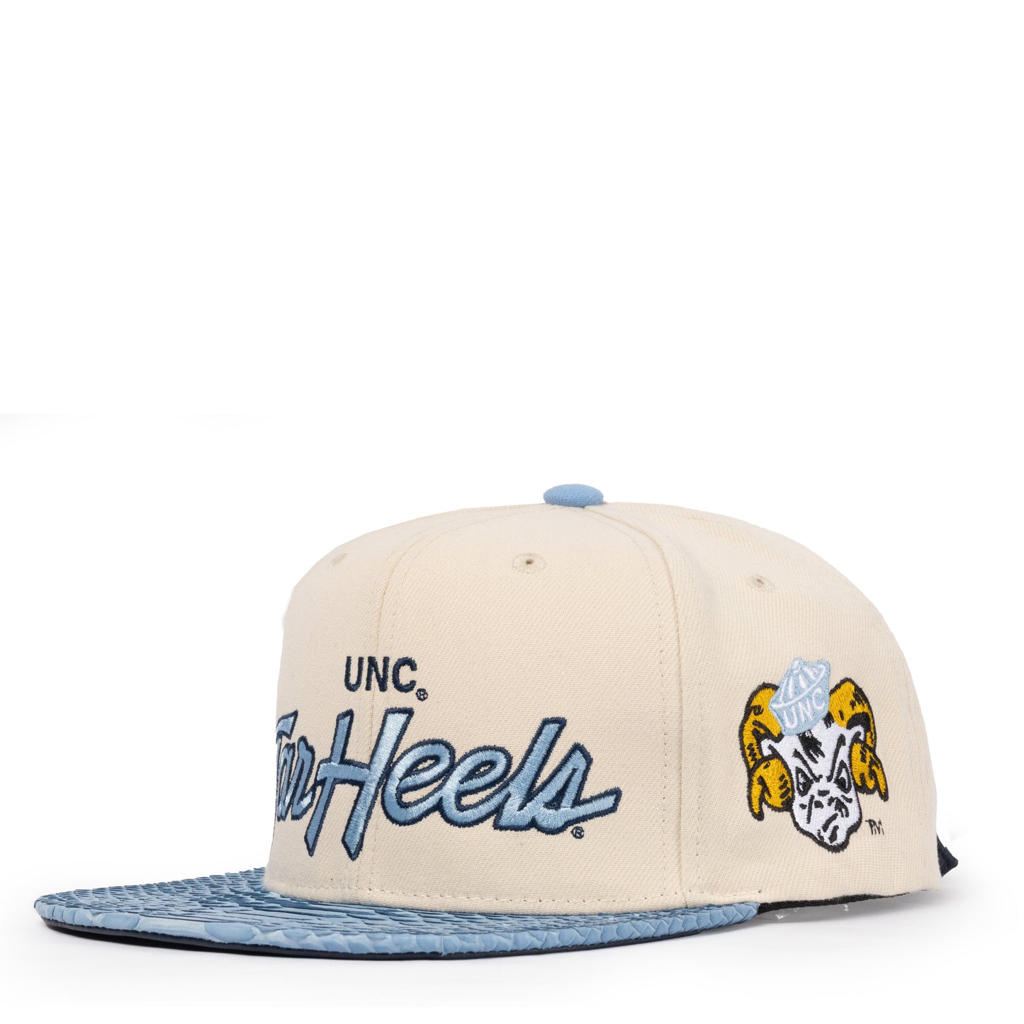 JUST DON UNC TAR HEELS PYTHON (TAN-SKY-NAVY-SILVER)