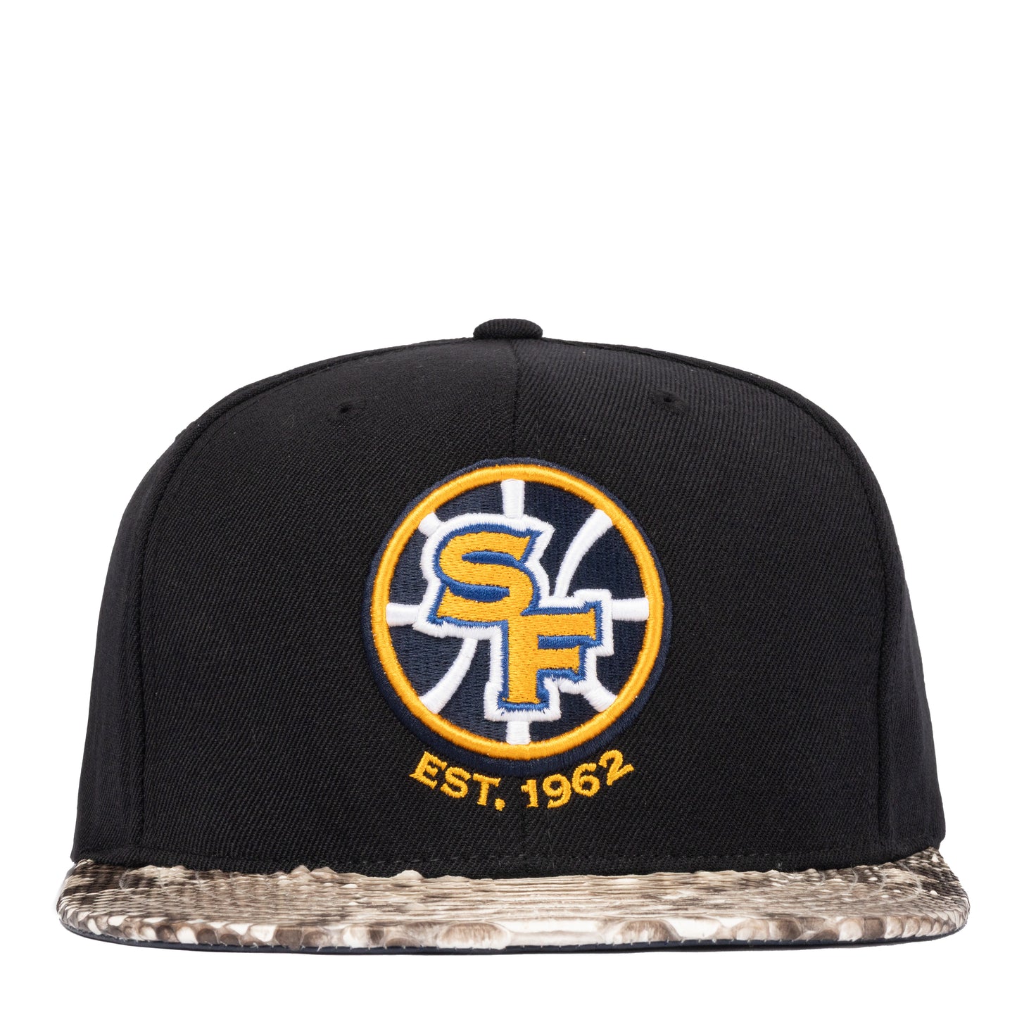JUST DON SAN FRANCISCO WARRIORS PYTHON (BLACK-NATURAL-NAVY-GOLD)