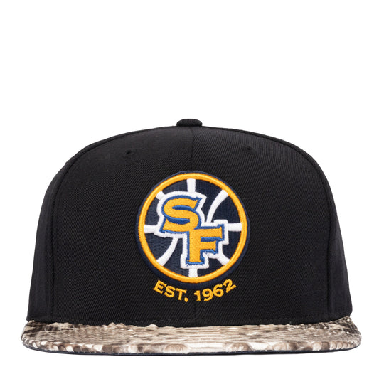 JUST DON SAN FRANCISCO WARRIORS PYTHON (BLACK-NATURAL-NAVY-GOLD)