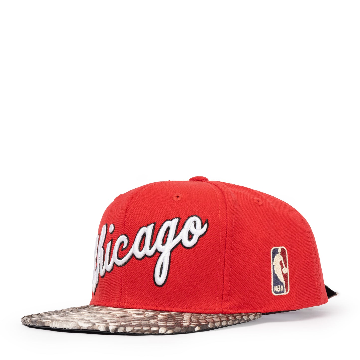 JUST DON CHICAGO BULL “CURSIVE” PYTHON (RED-NATURAL-BLACK-GOLD)