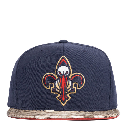 Just Don New Orleans Pelicans Python (Navy-Natural-NAVY-Gold)