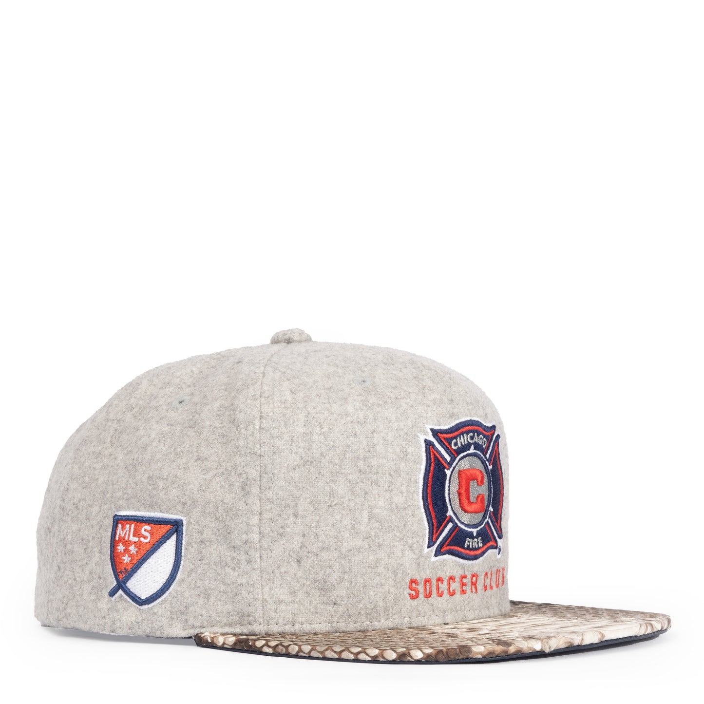JUST DON CHICAGO FIRE PYTHON (GREY-natural-RED-GOLD)