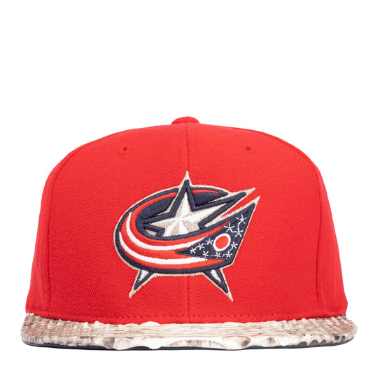 JUST DON COLUMBUS BLUE JACKETS PYTHON (Red-NATURAL-navy-Silver )
