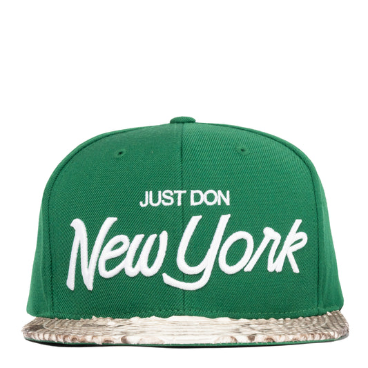 JUST DON NEW YORK PYTHON (GREEN-NATURAL-GREEN-SILVER)
