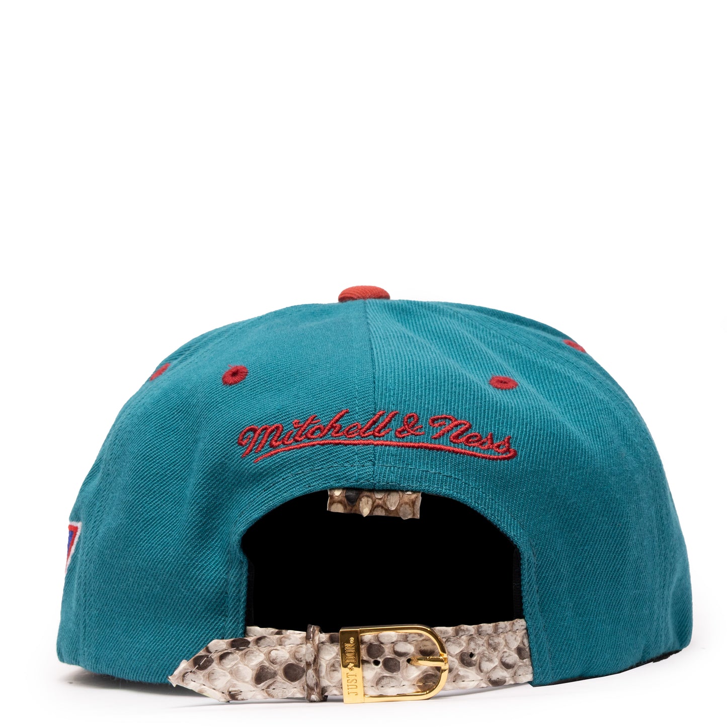 JUST DON DETROIT PISTONS 50th (TEAL-NATURAL BRIM)