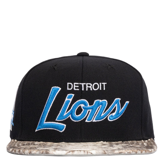 JUST DON DETRIOT LIONS PYTHON (BLACK-NATURAL-GREY-silver)