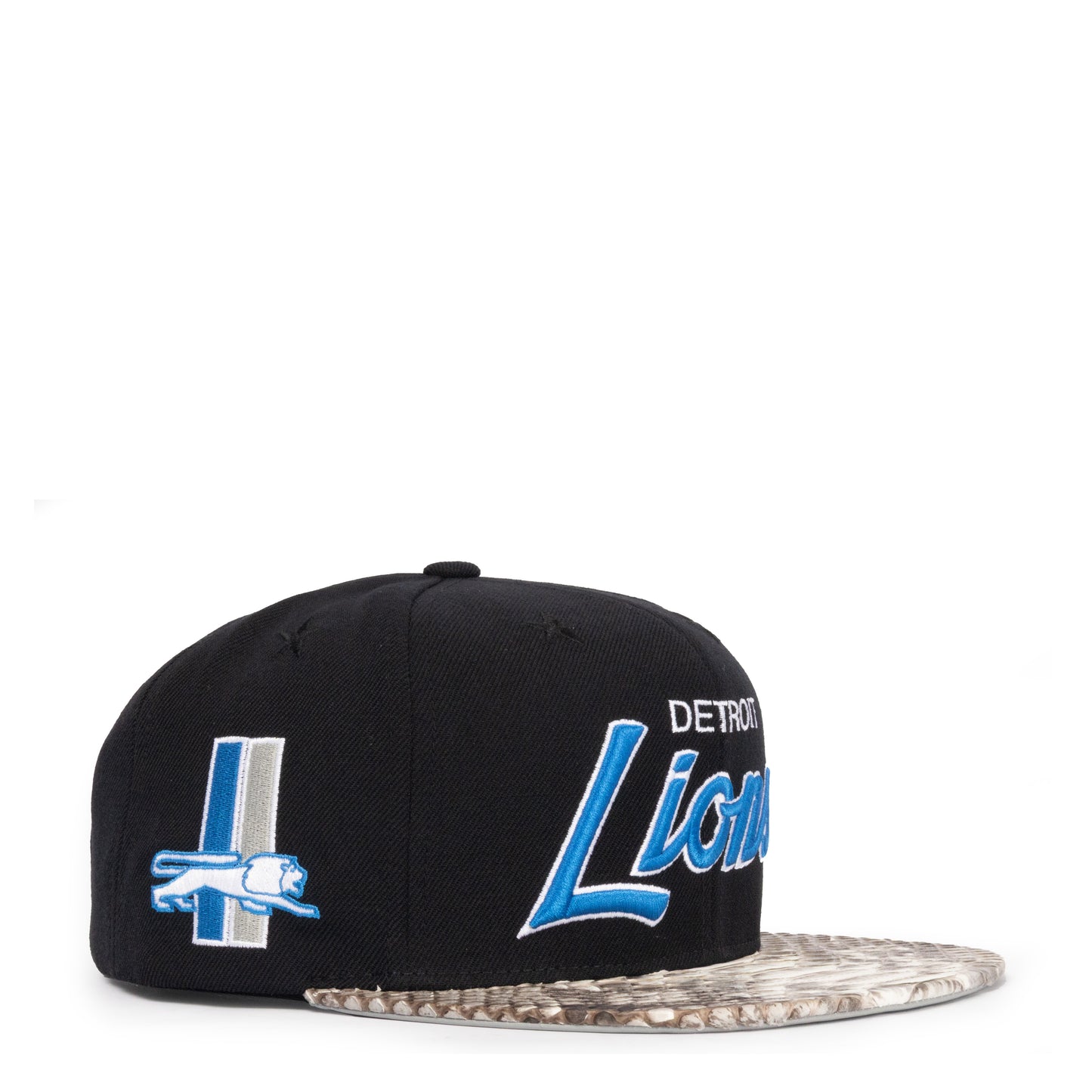 JUST DON DETRIOT LIONS PYTHON (BLACK-NATURAL-GREY-silver)