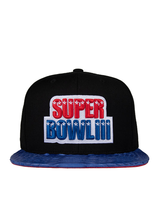 Just Don Super Bowl III Hat (Blue Brim)