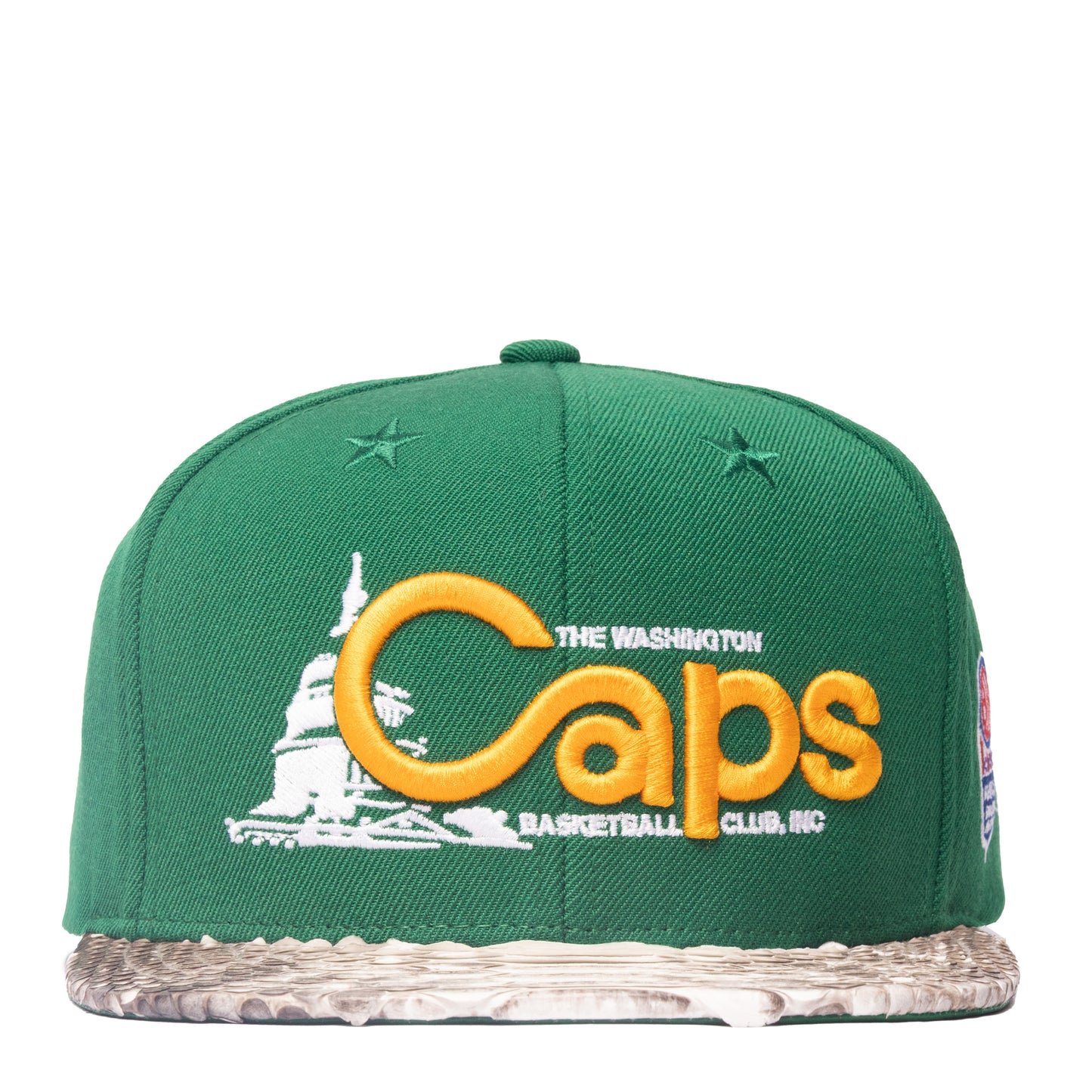 JUST DON WASHINGTON CAPS PYTHON (GREEN-NATURAL-GREEN-GOLD)