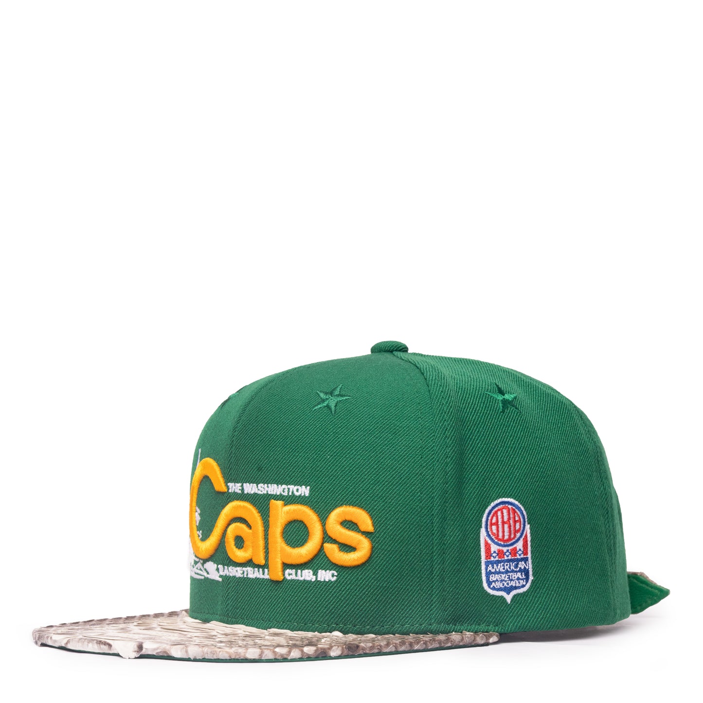 JUST DON WASHINGTON CAPS PYTHON (GREEN-NATURAL-GREEN-GOLD)