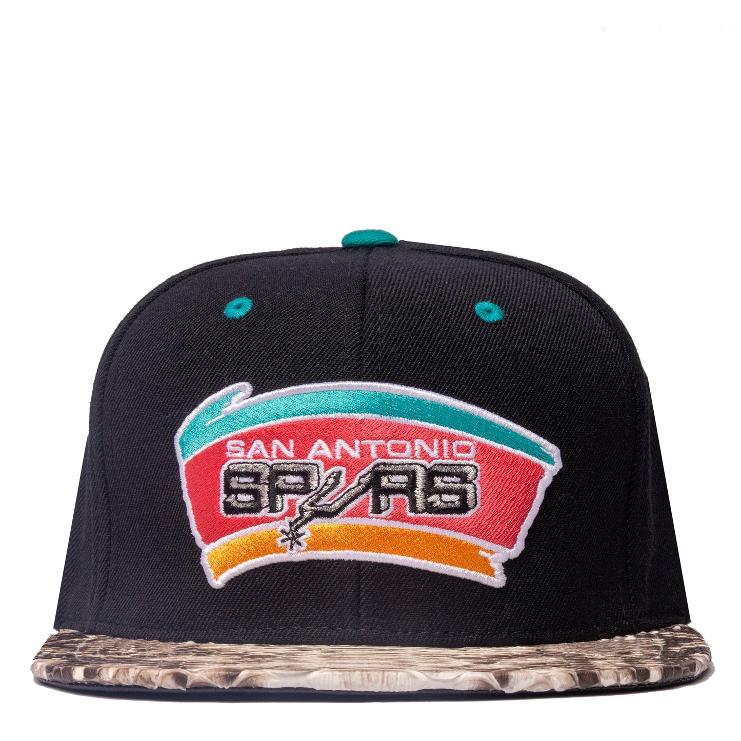 Just Don San Antonio Spurs Python (Black-Natural-Black-Silver)