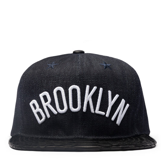 JUST DON BROOKLYN NETS SELVAGE DENIM PYTHON (Navy-Black-Black-Silver)