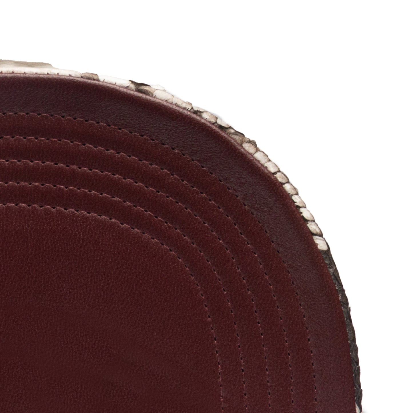 JUST DON MONTREAL MAROONS PYTHON (BLACK-NATURAL-Burgundy-Gold)