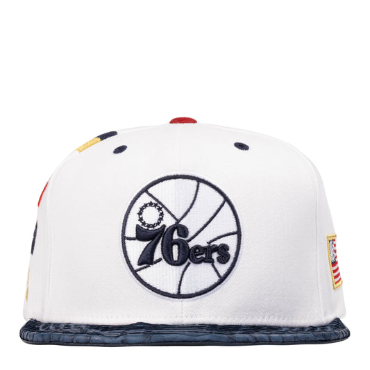 JUST DON PHILADELPHIA 76ers PYTHON (WHITE-NAVY-BLACK-GOLD)