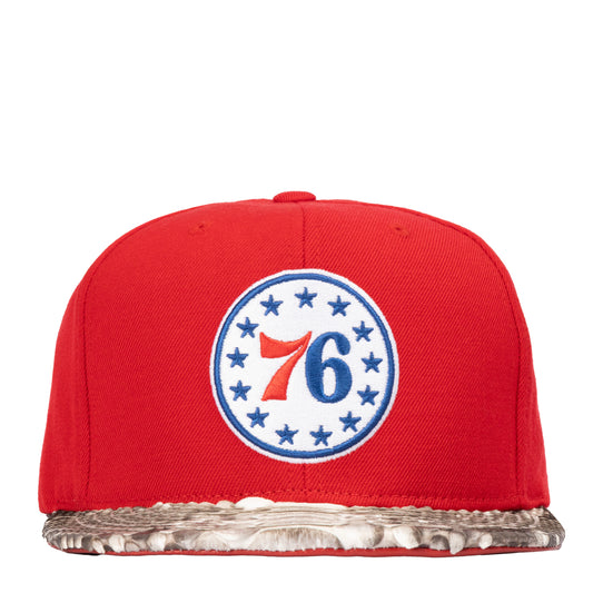 JUST DON PHILADELPHIA 76ers PYTHON (STARS) (RED-NATURAL-RED-SILVER)