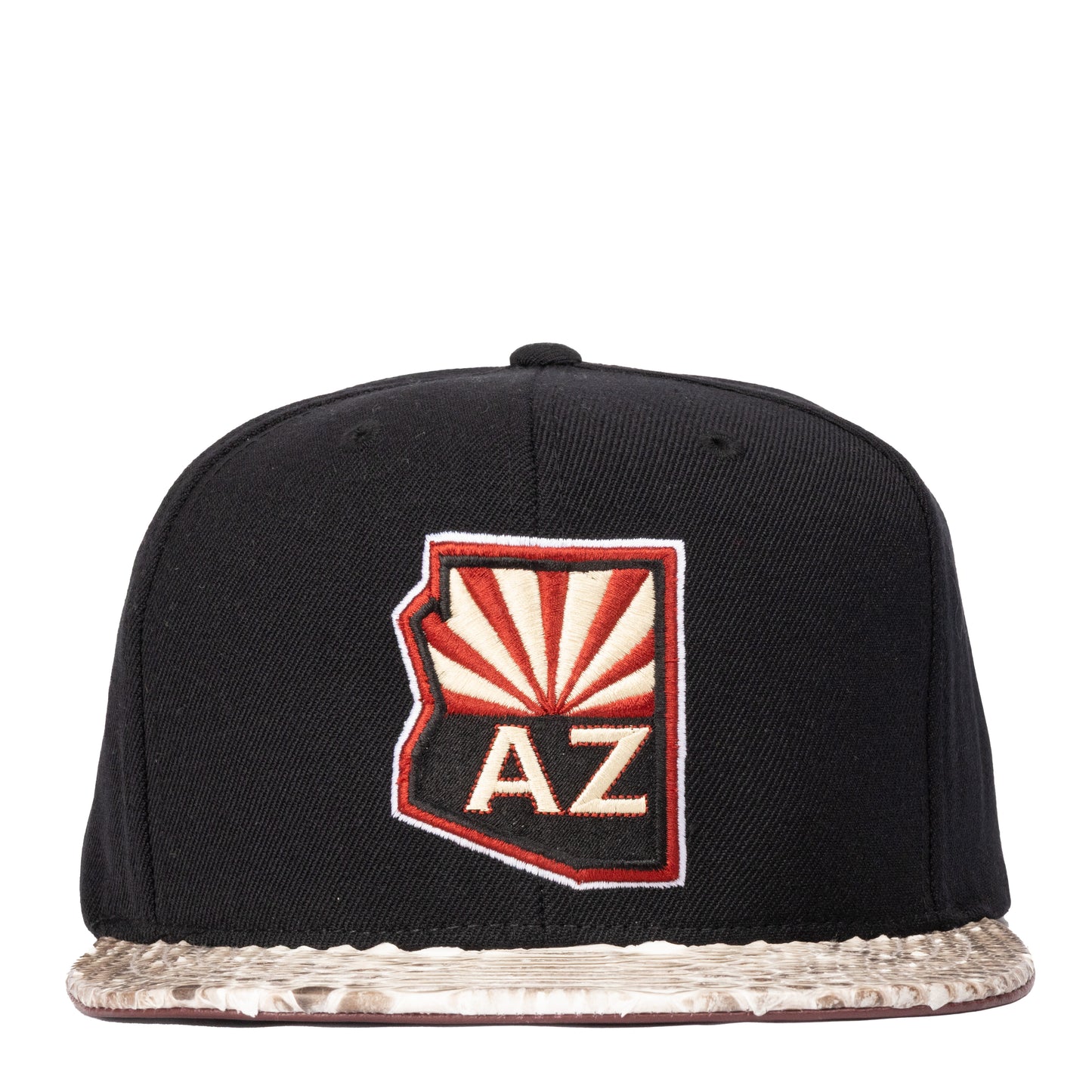 JUST DON ARIZONA COYOTES PYTHON (BLACK-NATURAL-MAROON-GOLD)