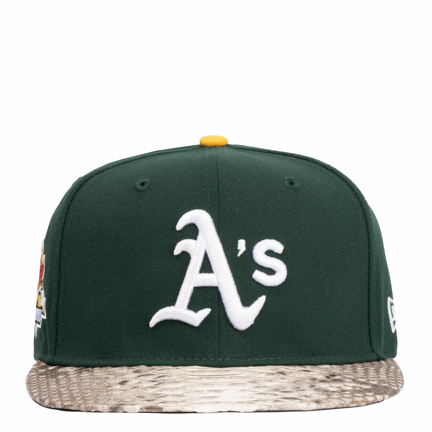 JUST DON OAKLAND A'S PYHTON (WORLD SERIES) (GREEN-NATURAL-DARK GREEN-SILVER)