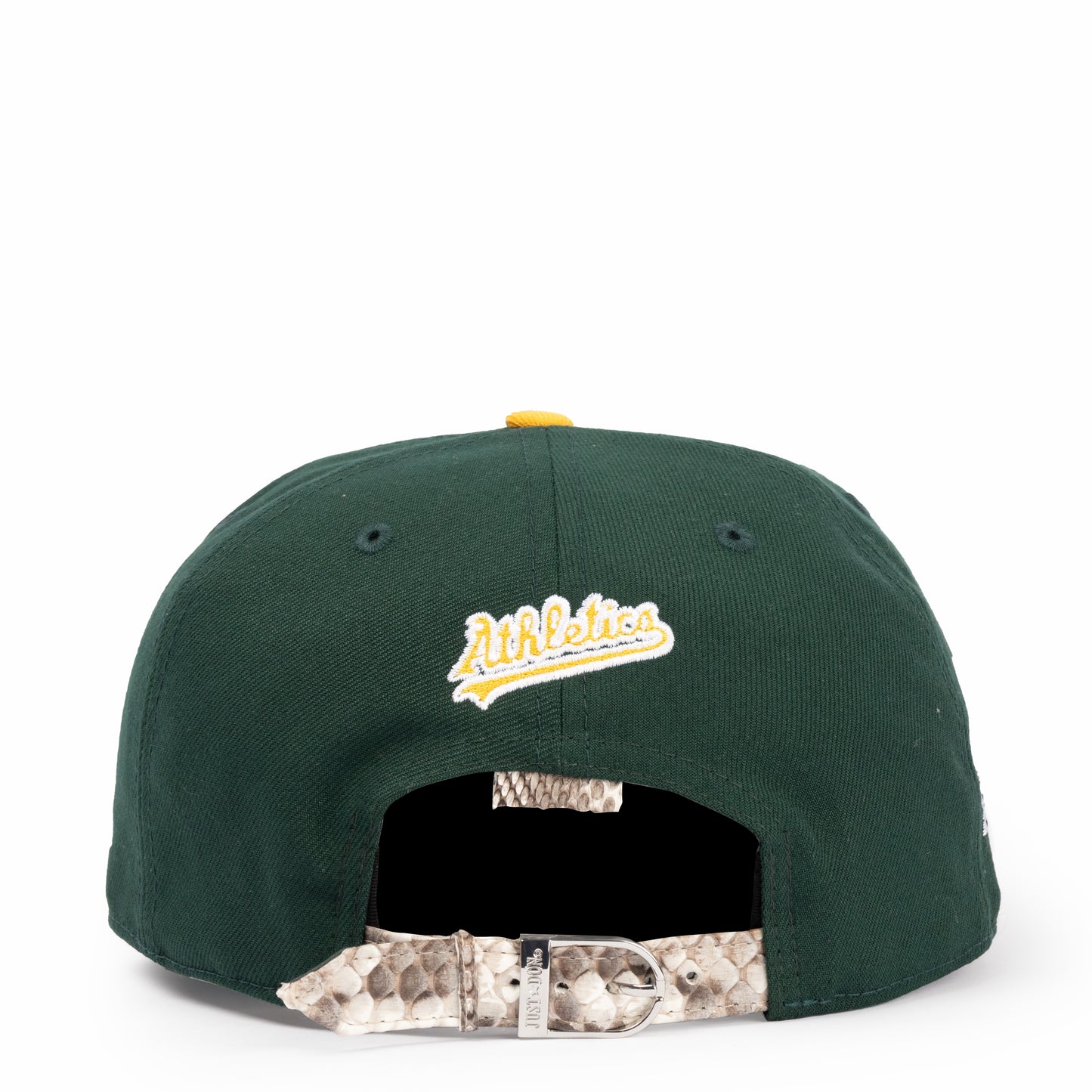 JUST DON OAKLAND A'S PYHTON (WORLD SERIES) (GREEN-NATURAL-DARK GREEN-SILVER)
