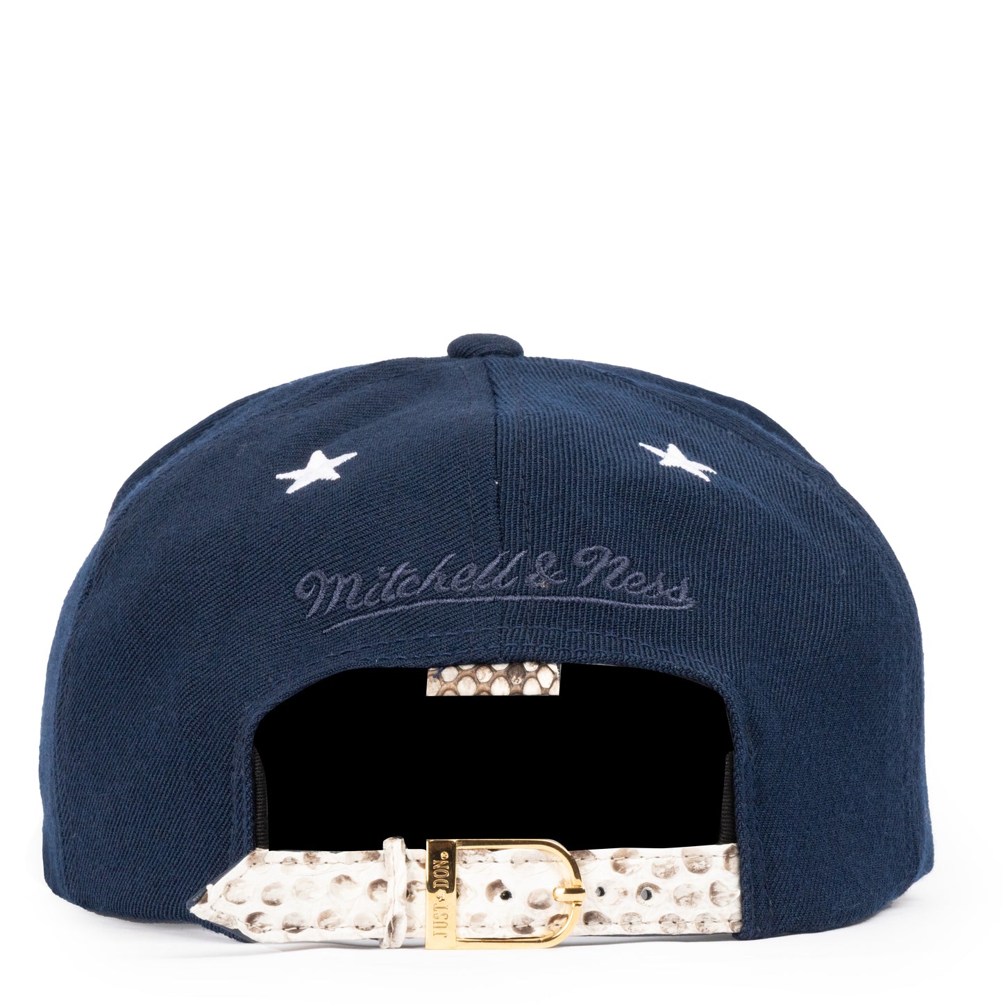 JUST DON WHITE STAR EYELETS PYTHON (NAVY-NATURAL-NAVY-GOLD)