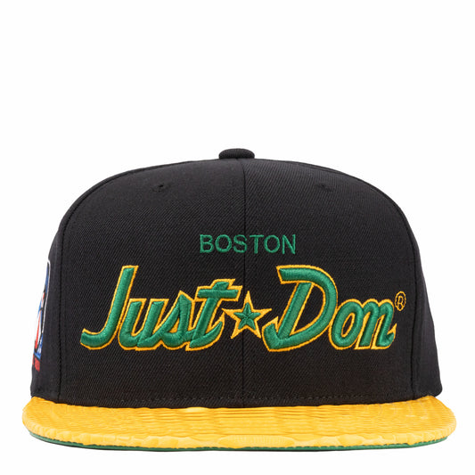 JUST DON SCRIPT BOSTON PYHTON (BLACK-YELLOW-BLACK-GOLD)