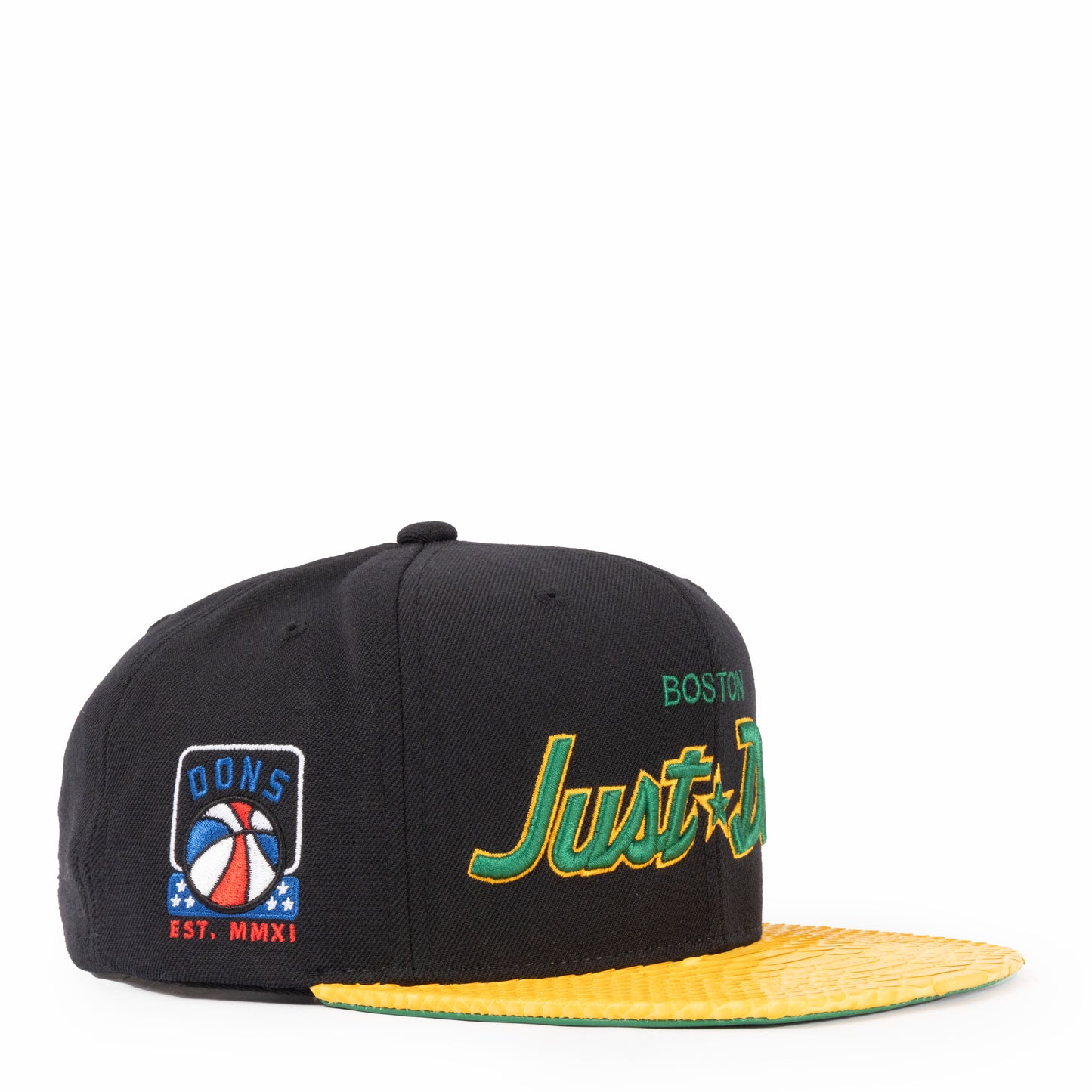 JUST DON SCRIPT BOSTON PYHTON (BLACK-YELLOW-BLACK-GOLD)