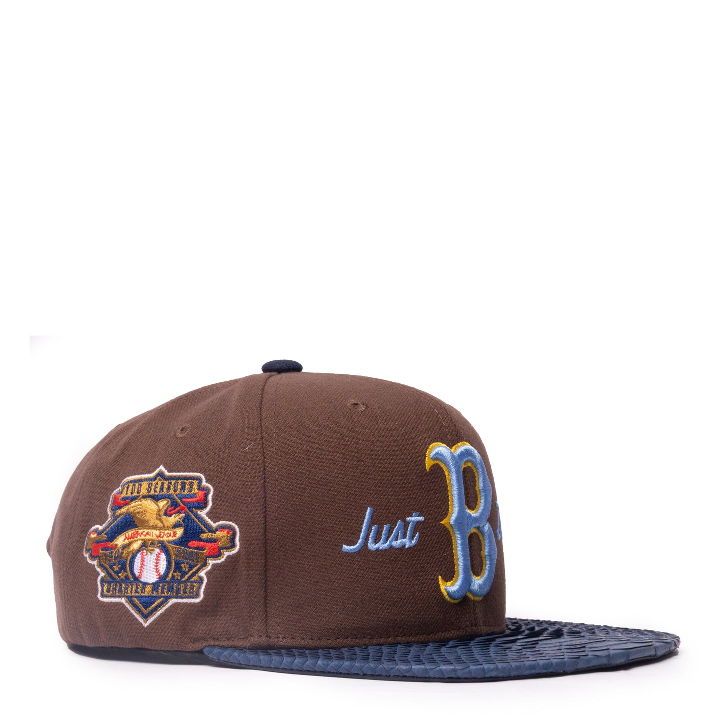 Just Don Boston Red Sox Python (Brown-Navy-Navy-Gold)