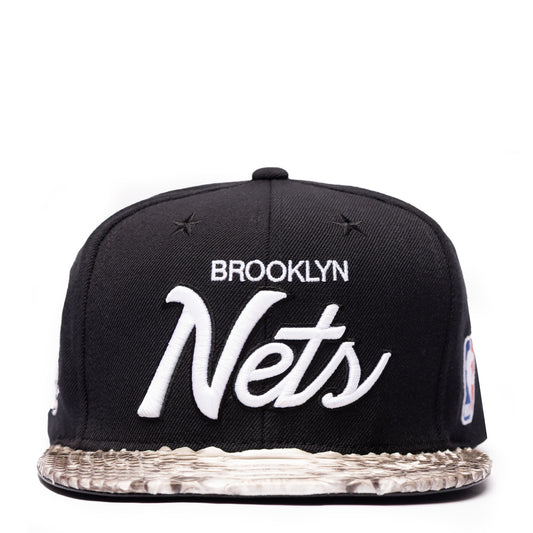 JUST DON Brooklyn NETS PYTHON (Black-Natural-Black-Silver)