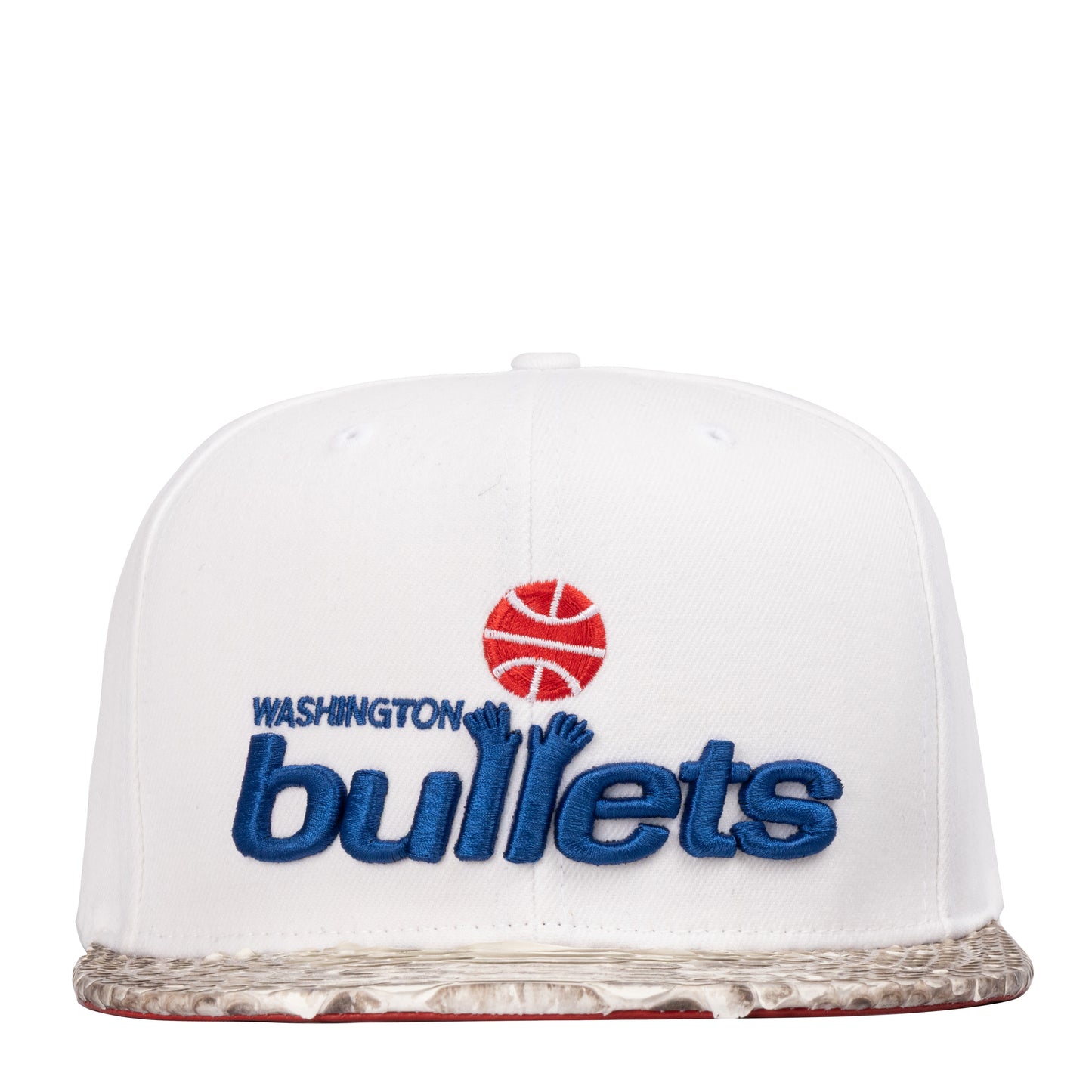JUST DON WASHINGTON BULLETS PYTHON (WHITE-NATURAL-RED-SILVER)