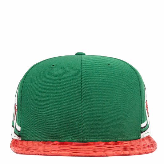 JUST DON CHICAGO BULLS (St.Patrick) PYTHON (GREEN-RED-RED-SILVER)