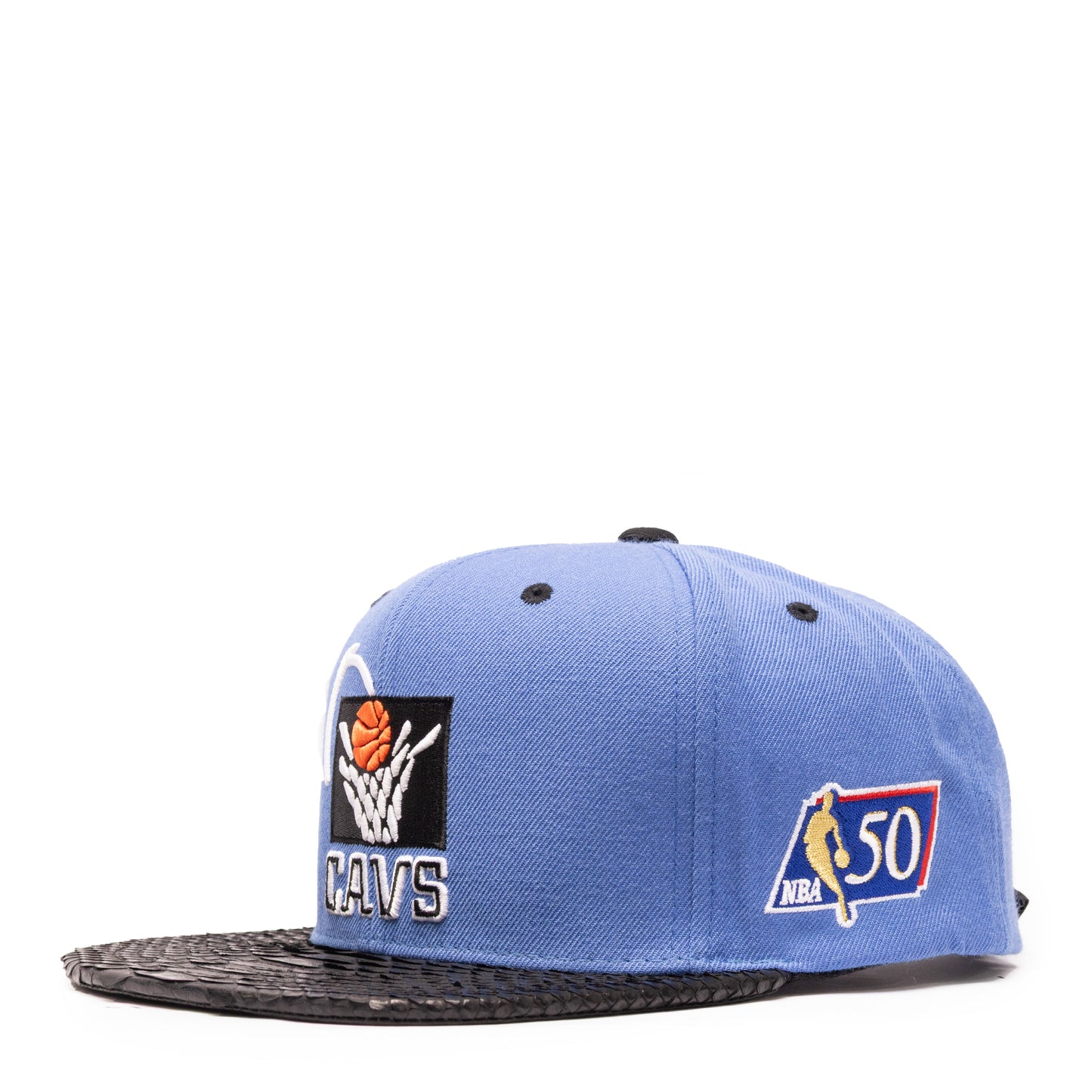 JUST DON CLEVELAND CAVALIERS RETRO LOGO (BLUE-BLACK BRIM)