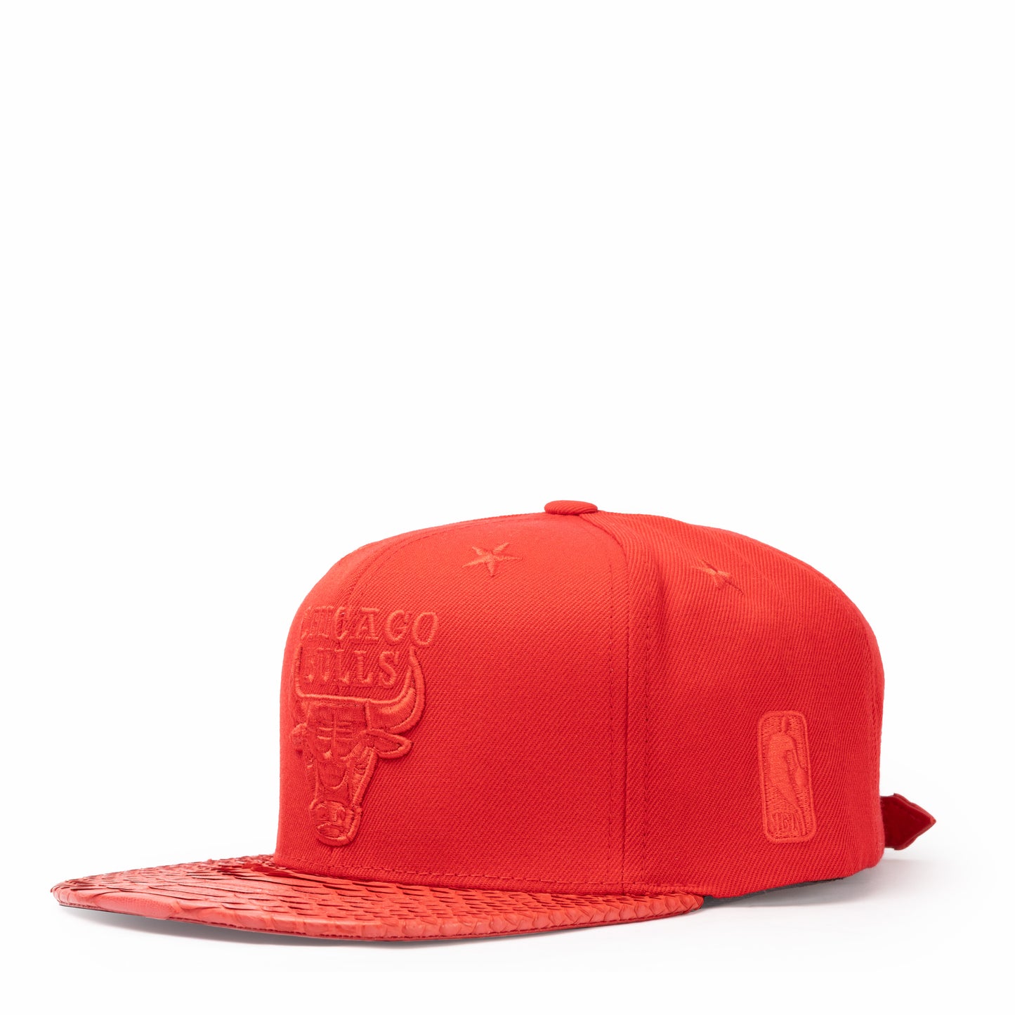 JUST DON CHICAGO BULLS PATCH FLOOD PYTHON (RED-RED-RED-SILVER)