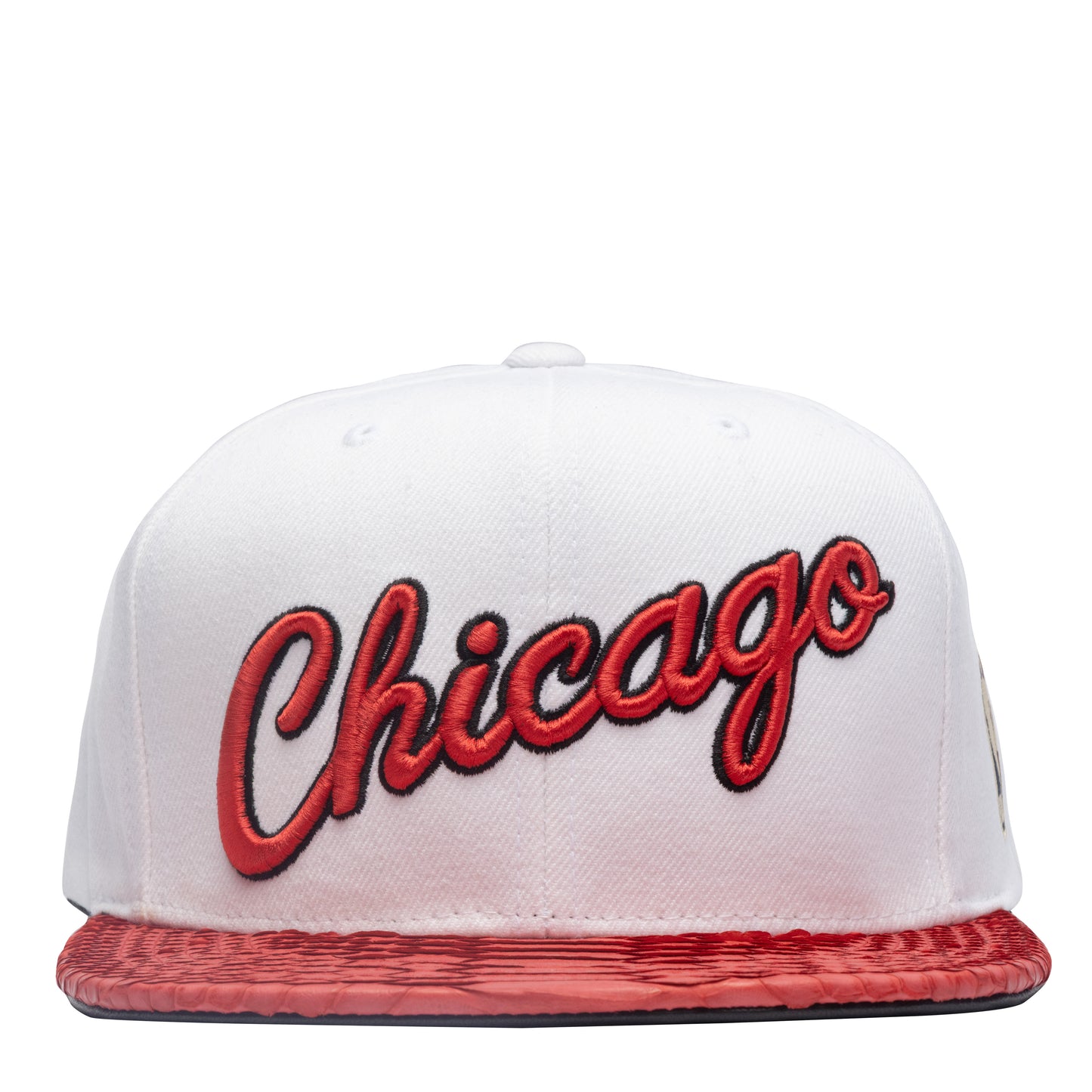 Just Don Chicago Bulls Script Python (White-Red-Black-Gold)