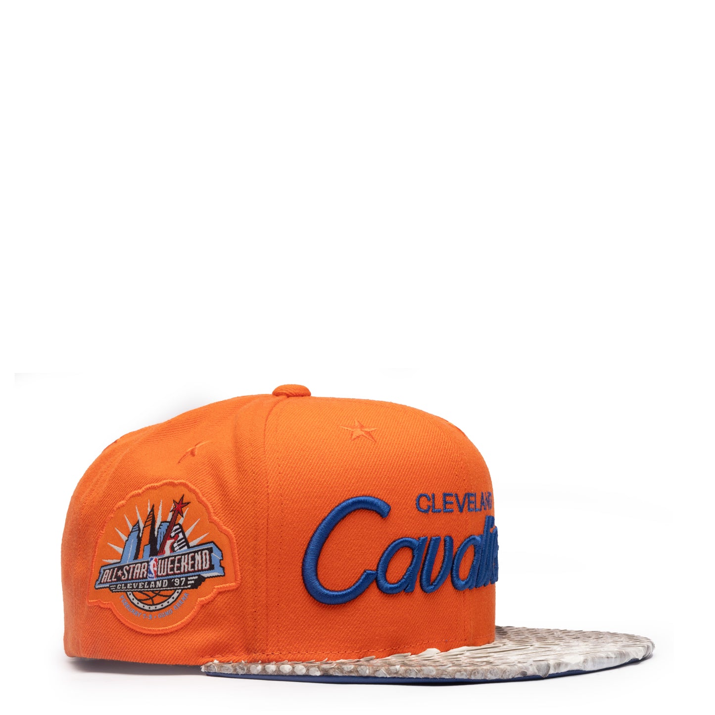 Just Don Cleveland Cavaliers Python (Orange-Natural-Blue-Silver)