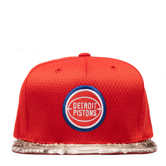 JUST DON DETROIT PISTONS JERSEY PYTHON (RED-NATURAL BRIM)